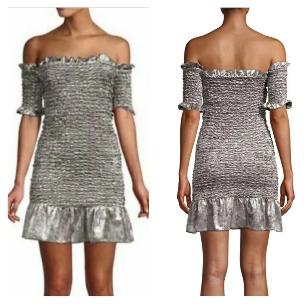 Petersyn Benson Smocked Ruffle Dress